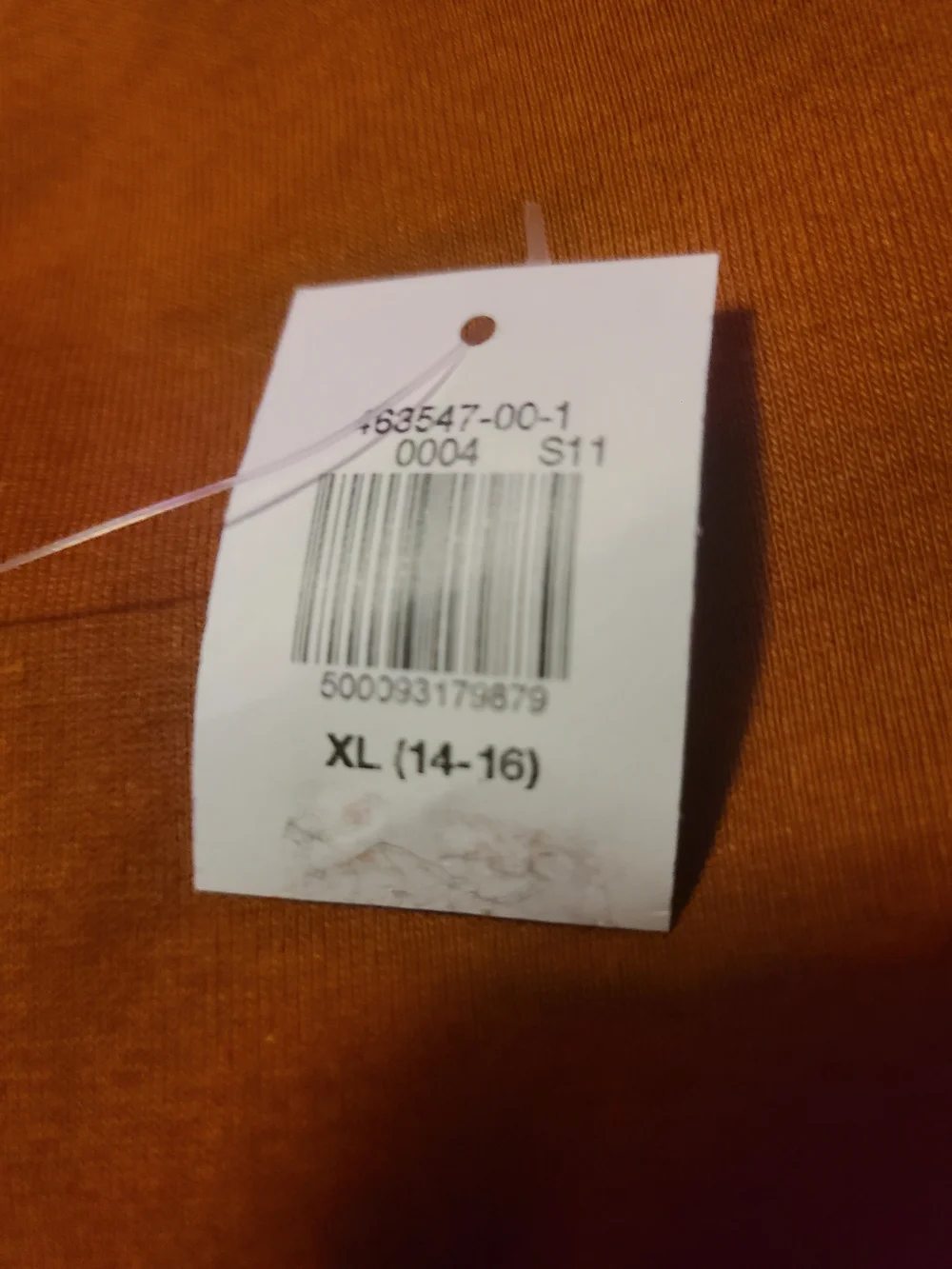 Old Navy NWT Girl's Long Sleeve Ruffle Hem Top - Rust - XL